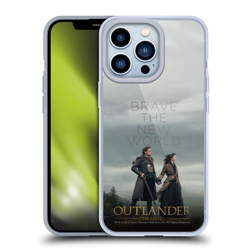 Outlander Season 4 Art Brave The New World Soft Gel Case for Apple iPhone 13 Pro