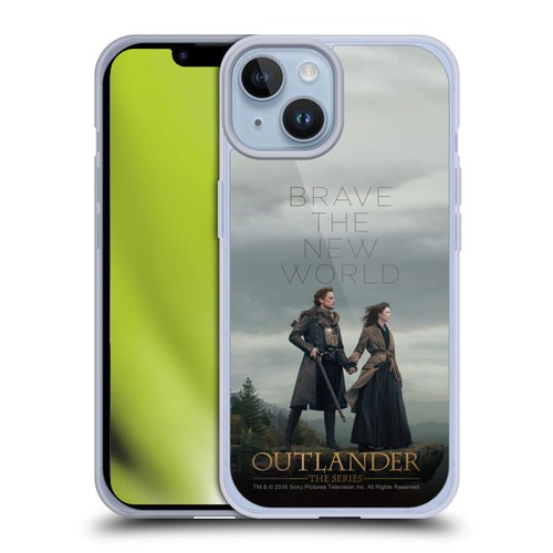 Outlander Season 4 Art Brave The New World Soft Gel Case for Apple iPhone 14
