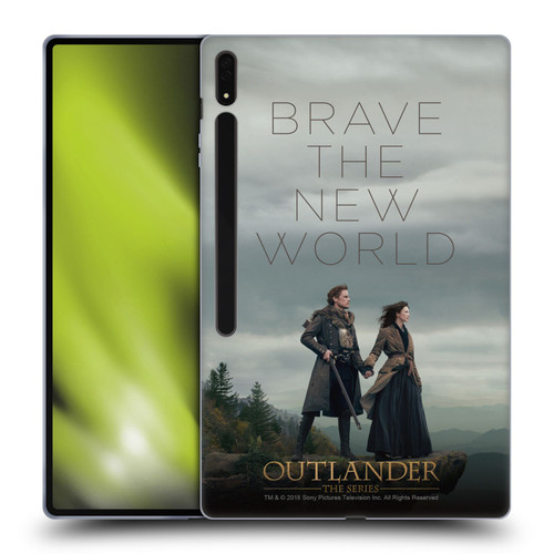 Outlander Season 4 Art Brave The New World Soft Gel Case for Samsung Galaxy Tab S8 Ultra