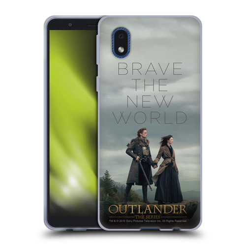 Outlander Season 4 Art Brave The New World Soft Gel Case for Samsung Galaxy A01 Core (2020)