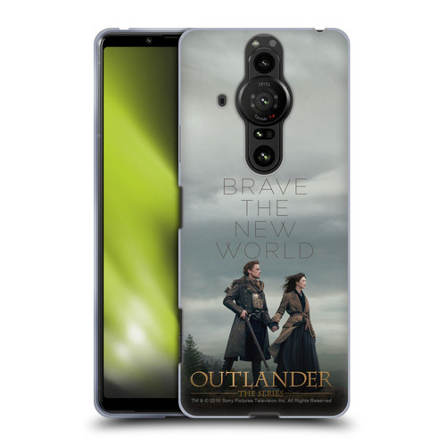 Outlander Season 4 Art Brave The New World Soft Gel Case for Sony Xperia Pro-I
