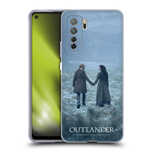 Outlander Season 6 Key Art Jamie And Claire Soft Gel Case for Huawei Nova 7 SE/P40 Lite 5G