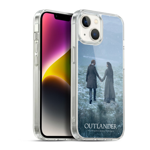 Outlander Season 6 Key Art Jamie And Claire Soft Gel Case for Apple iPhone 14
