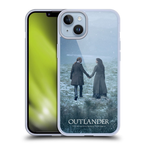 Outlander Season 6 Key Art Jamie And Claire Soft Gel Case for Apple iPhone 14 Plus