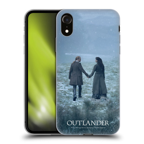Outlander Season 6 Key Art Jamie And Claire Soft Gel Case for Apple iPhone XR