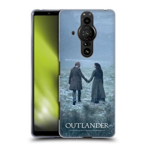 Outlander Season 6 Key Art Jamie And Claire Soft Gel Case for Sony Xperia Pro-I