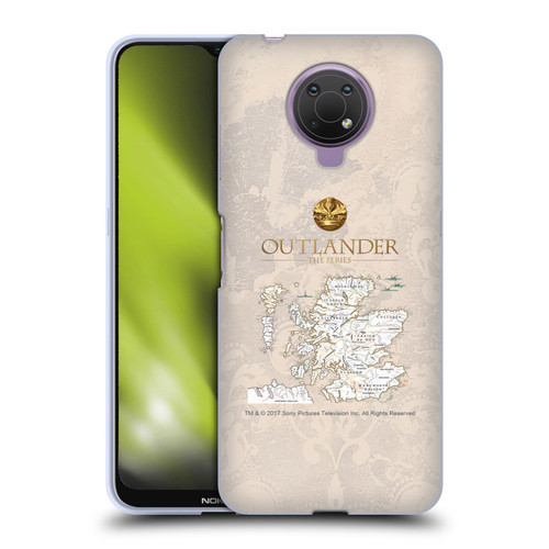 Outlander Seals And Icons Map Soft Gel Case for Nokia G10