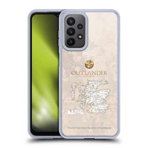 Outlander Seals And Icons Map Soft Gel Case for Samsung Galaxy A23 / 5G (2022)