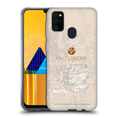 Outlander Seals And Icons Map Soft Gel Case for Samsung Galaxy M30s (2019)/M21 (2020)