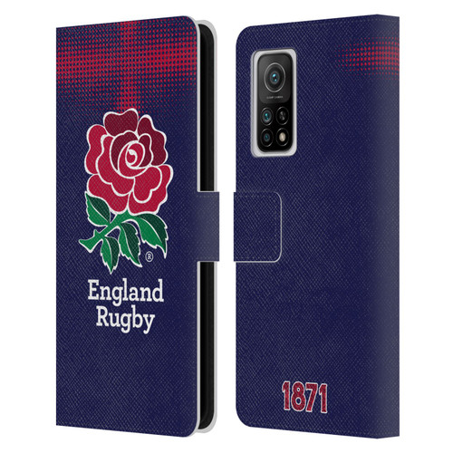 England Rugby Union 2016/17 The Rose Alternate Kit Leather Book Wallet Case Cover For Xiaomi Mi 10T 5G