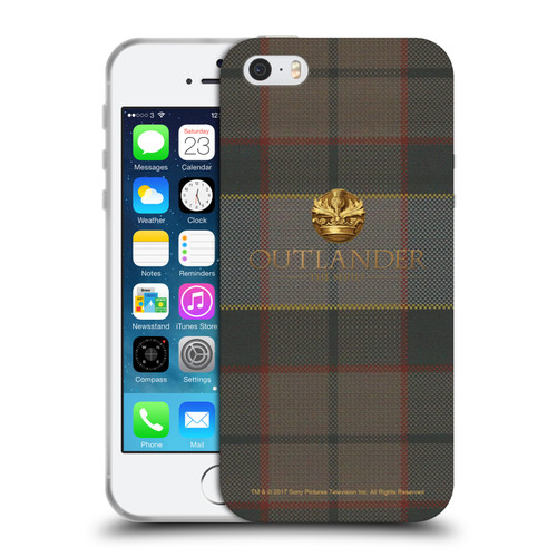 Outlander Tartans Fraser Soft Gel Case for Apple iPhone 5 / 5s / iPhone SE 2016