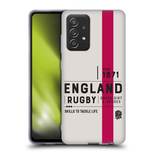 England Rugby Union History Since 1871 Soft Gel Case for Samsung Galaxy A52 / A52s / 5G (2021)