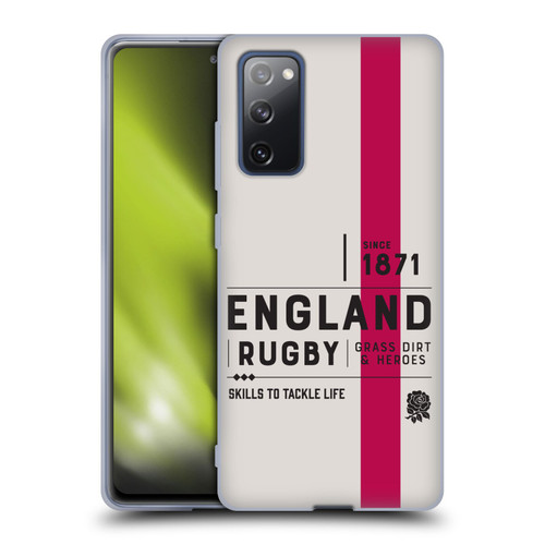 England Rugby Union History Since 1871 Soft Gel Case for Samsung Galaxy S20 FE / 5G