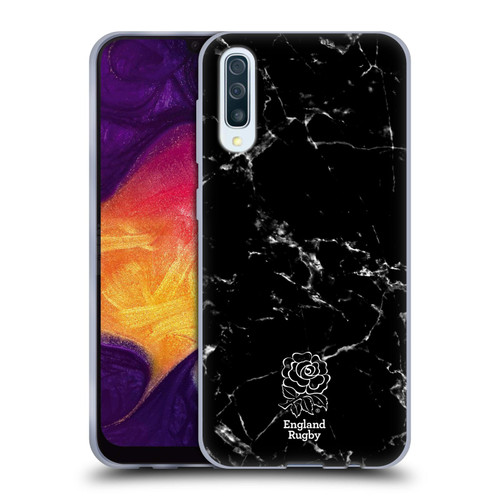 England Rugby Union Marble Black Soft Gel Case for Samsung Galaxy A50/A30s (2019)