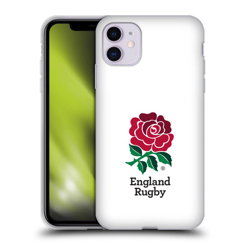 England Rugby Union 2016/17 The Rose Home Kit Soft Gel Case for Apple iPhone 11