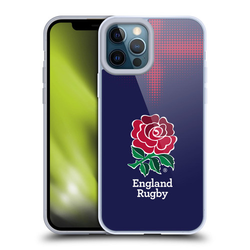 England Rugby Union 2016/17 The Rose Alternate Kit Soft Gel Case for Apple iPhone 12 Pro Max