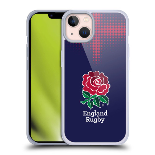 England Rugby Union 2016/17 The Rose Alternate Kit Soft Gel Case for Apple iPhone 13