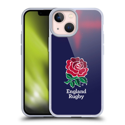 England Rugby Union 2016/17 The Rose Alternate Kit Soft Gel Case for Apple iPhone 13 Mini