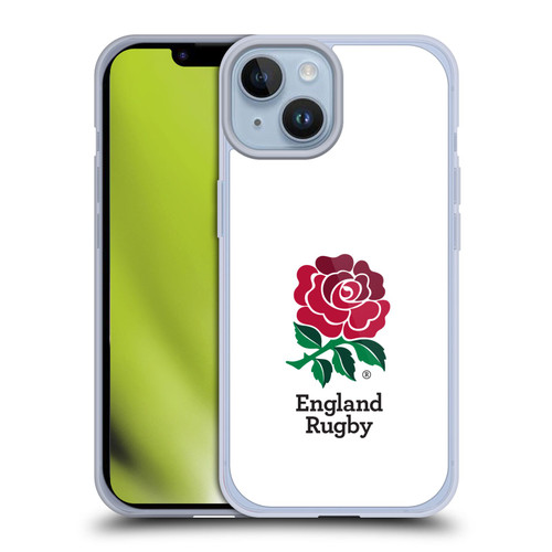 England Rugby Union 2016/17 The Rose Home Kit Soft Gel Case for Apple iPhone 14