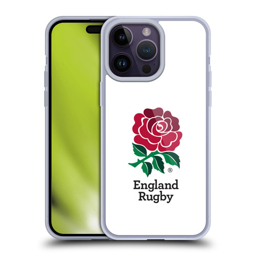 England Rugby Union 2016/17 The Rose Home Kit Soft Gel Case for Apple iPhone 14 Pro Max