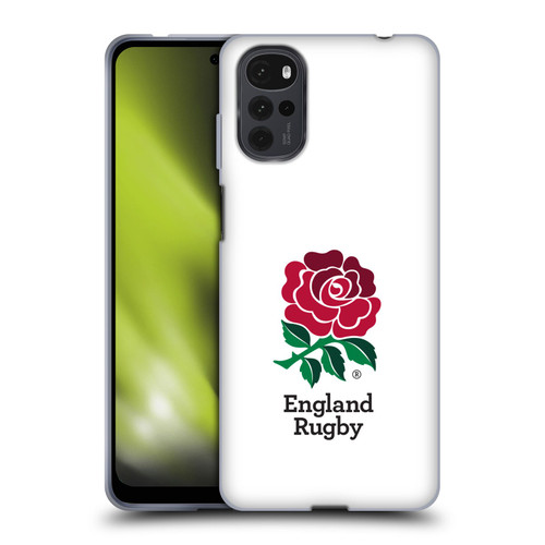 England Rugby Union 2016/17 The Rose Home Kit Soft Gel Case for Motorola Moto G22