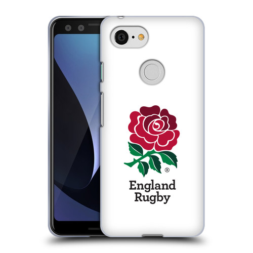 England Rugby Union 2016/17 The Rose Home Kit Soft Gel Case for Google Pixel 3
