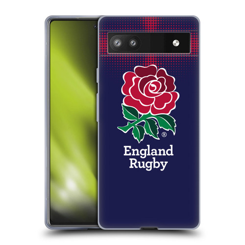 England Rugby Union 2016/17 The Rose Alternate Kit Soft Gel Case for Google Pixel 6a