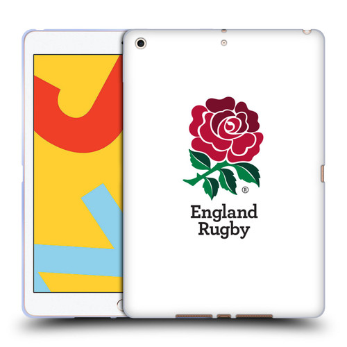 England Rugby Union 2016/17 The Rose Home Kit Soft Gel Case for Apple iPad 10.2 2019/2020/2021