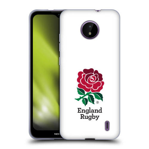England Rugby Union 2016/17 The Rose Home Kit Soft Gel Case for Nokia C10 / C20