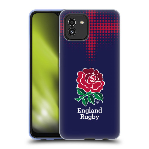 England Rugby Union 2016/17 The Rose Alternate Kit Soft Gel Case for Samsung Galaxy A03 (2021)