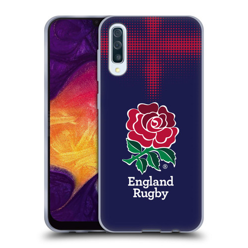 England Rugby Union 2016/17 The Rose Alternate Kit Soft Gel Case for Samsung Galaxy A50/A30s (2019)