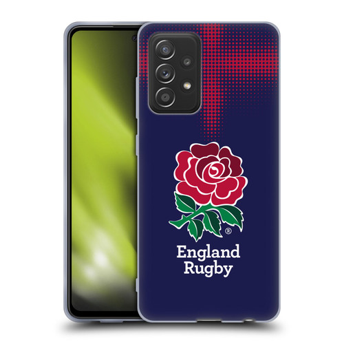 England Rugby Union 2016/17 The Rose Alternate Kit Soft Gel Case for Samsung Galaxy A52 / A52s / 5G (2021)