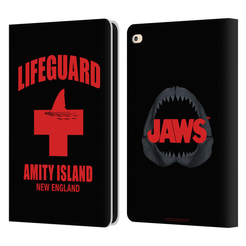 Jaws I Key Art Lifeguard Leather Book Wallet Case Cover For Apple iPad Air 2 (2014)