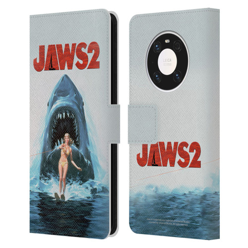 Jaws II Key Art Wakeboarding Poster Leather Book Wallet Case Cover For Huawei Mate 40 Pro 5G