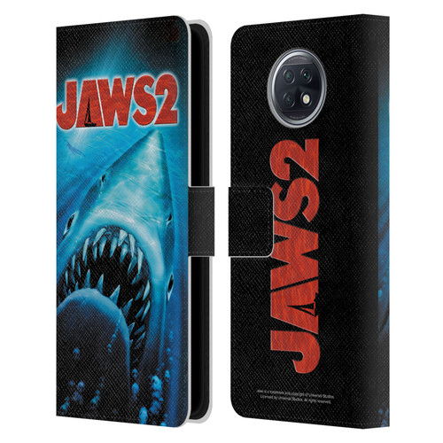 Jaws II Key Art Swimming Poster Leather Book Wallet Case Cover For Xiaomi Redmi Note 9T 5G