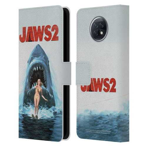 Jaws II Key Art Wakeboarding Poster Leather Book Wallet Case Cover For Xiaomi Redmi Note 9T 5G