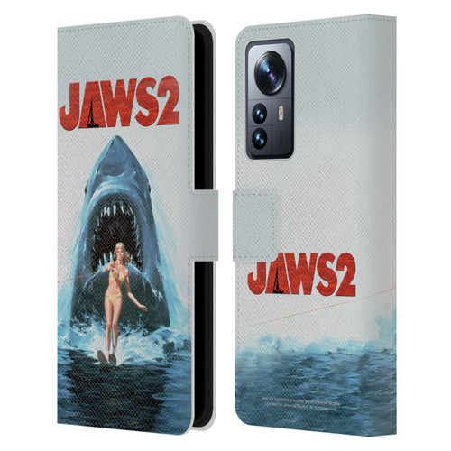 Jaws II Key Art Wakeboarding Poster Leather Book Wallet Case Cover For Xiaomi 12 Pro