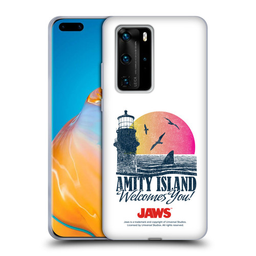 Jaws I Key Art Amity Island Soft Gel Case for Huawei P40 Pro / P40 Pro Plus 5G