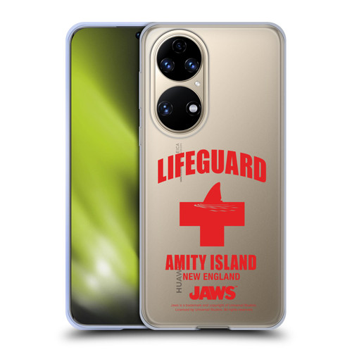 Jaws I Key Art Lifeguard Soft Gel Case for Huawei P50