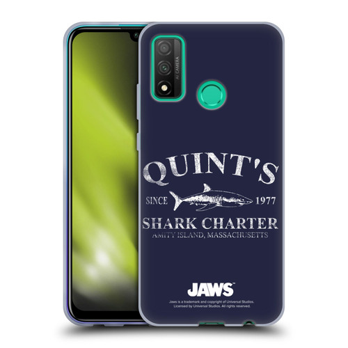 Jaws I Key Art Quint's Shark Charter Soft Gel Case for Huawei P Smart (2020)