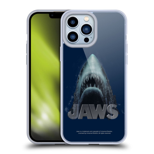 Jaws I Key Art Illustration Soft Gel Case for Apple iPhone 13 Pro Max