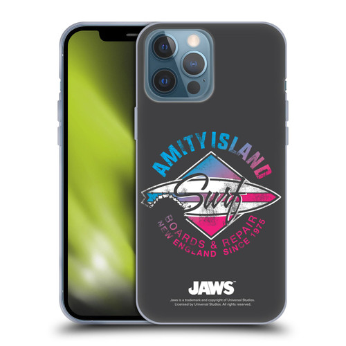 Jaws I Key Art Surf Soft Gel Case for Apple iPhone 13 Pro Max