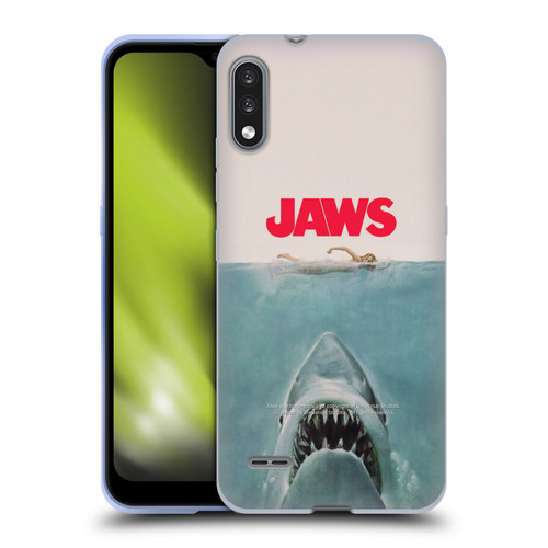 Jaws I Key Art Poster Soft Gel Case for LG K22
