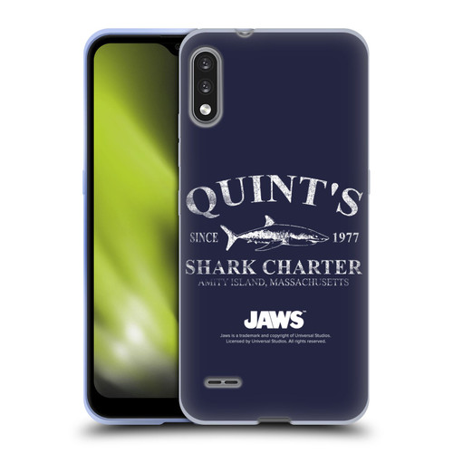 Jaws I Key Art Quint's Shark Charter Soft Gel Case for LG K22