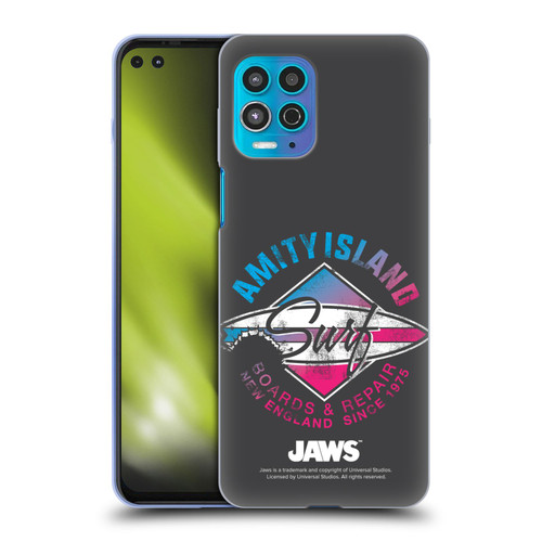 Jaws I Key Art Surf Soft Gel Case for Motorola Moto G100