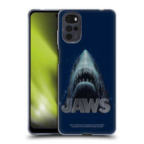 Jaws I Key Art Illustration Soft Gel Case for Motorola Moto G22
