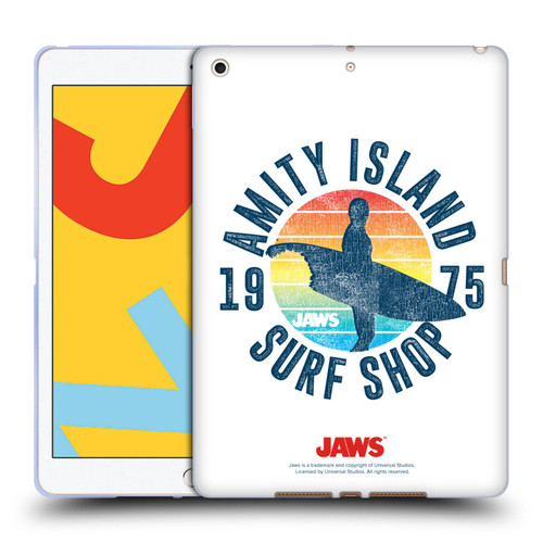 Jaws I Key Art Surf Shop Soft Gel Case for Apple iPad 10.2 2019/2020/2021