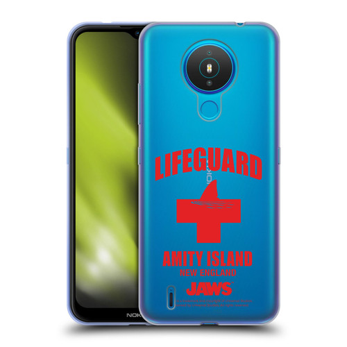 Jaws I Key Art Lifeguard Soft Gel Case for Nokia 1.4