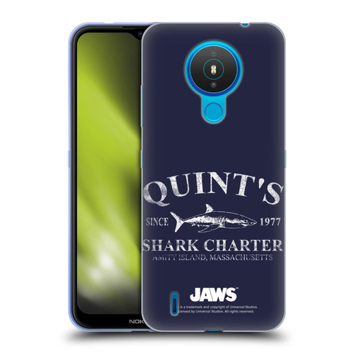 Jaws I Key Art Quint's Shark Charter Soft Gel Case for Nokia 1.4