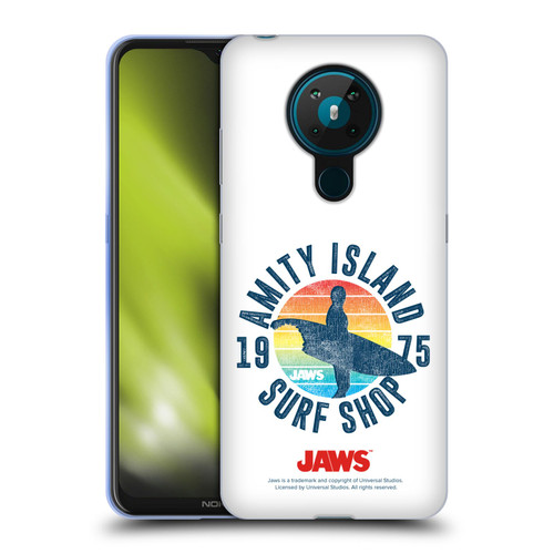 Jaws I Key Art Surf Shop Soft Gel Case for Nokia 5.3